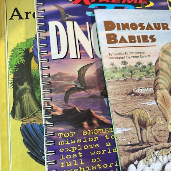 3 Dinosaur Books - Picture 1 of 4
